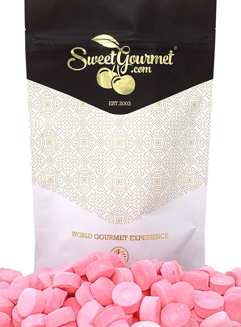 Sweetgourmet Pink Wintergreen Lozenges | Canada Mint Bulk Candy | 1 Pound