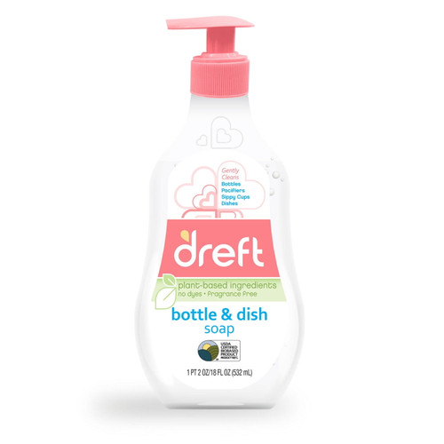 Dreft Liquid Dish Soap, 18 Fluid Ounce