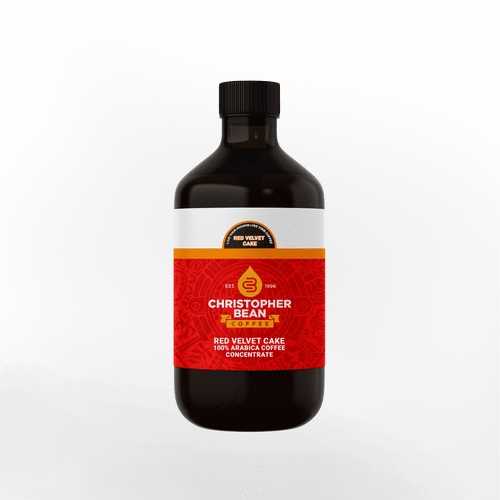 Red Velvet Cake Cold Brew, Iced Coffee, Hot Coffee Christopher Bean Liquid Java (8 Ounce Bottle) Makes 24-31 Cups
