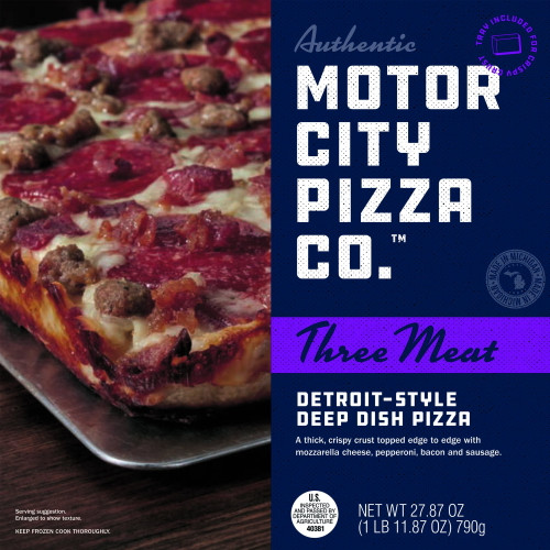 Motor City Three Meat Pizza
