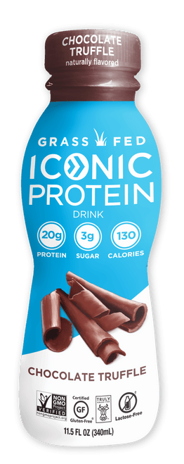 Iconic Chocolate Truffle Protein Drink, 11.5 Fluid Ounce -- 12 Per Case