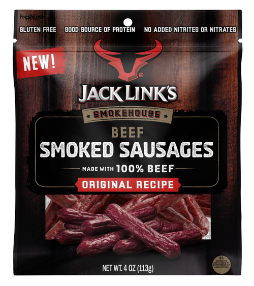 Jack Link's Smokehouse, Smoked Sausages, Original Recipe, 4oz