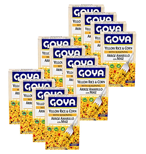 Goya Yellow Rice And Corn, 7 Ounce | 12 Count