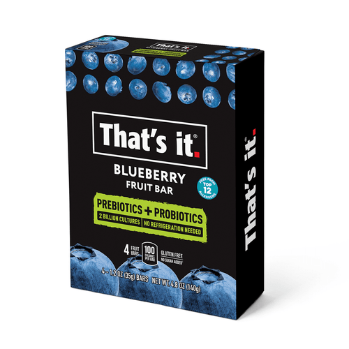 That! Inventions Gluten-free Probiotic Blueberry Fruit Snacks, 1.2 Oz, 4 Count