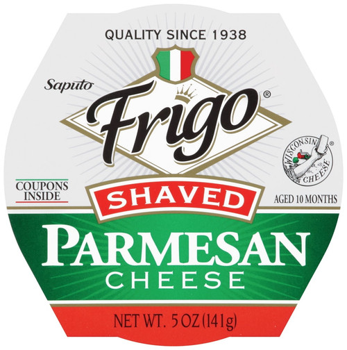 Frigo Shaved Parmesan Cheese, 5 Oz
