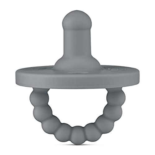 Ryan & Rose Cutie Pat Pacifier Teether (stage 1, Charcoal)