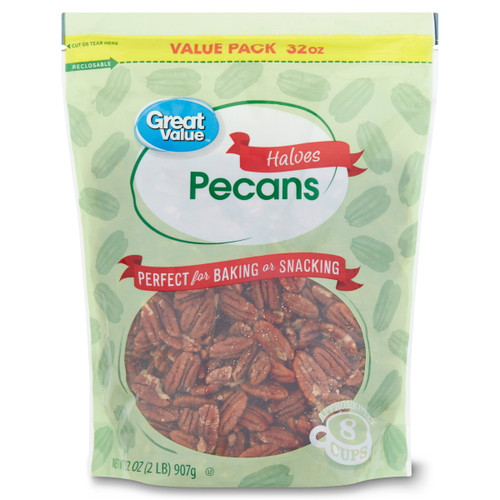 Great Value Pecan Halves, 32 Oz
