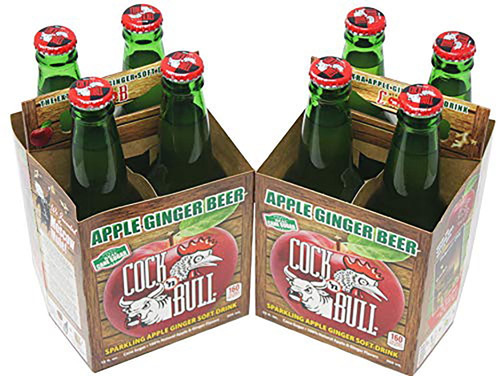 Cock-n-bull Apple Ginger Beer | Sparkling Apple Ginger Soft Drink | Two 4 Packs, 12 Fl Oz Bottles | Make A Warm And Cozy Apple Bourbon Hot Toddy. Great Alternative To Hot Butter Rum Drinks!