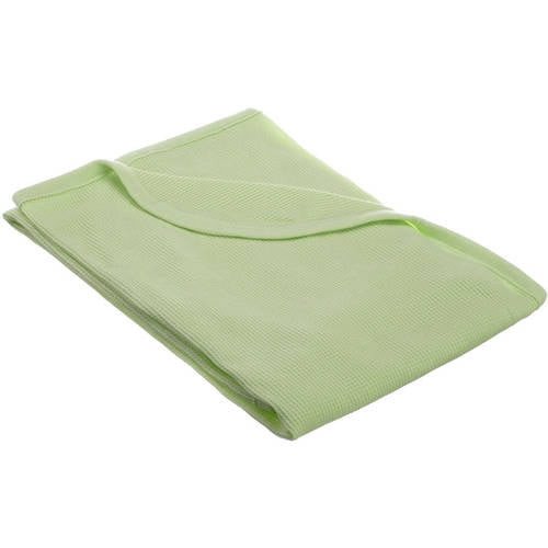 American Baby Company 30 X 40 - Soft 100% Natural Cotton Thermal/waffle Swaddle Blanket, Celery