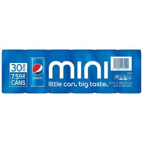 New Pepsi Mini Can (30 Pk.)