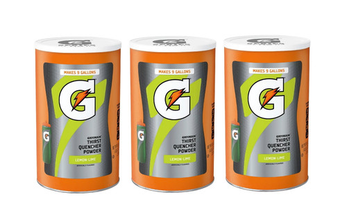 Gatorade Thirst Quencher Powder, Lemon-lime (76.5 Fl. Oz.) 3pk