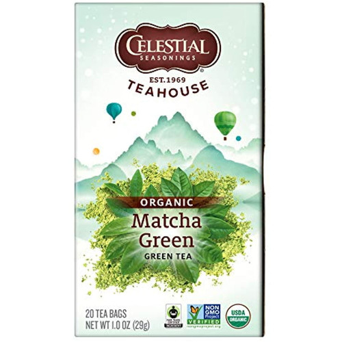 Celestial Seasonings Organic Matcha Green Tea, 20 Ct