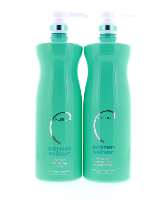 Malibu Swimmers Wellness Conditioner, 33.8 Oz*. 1 Pc, Malibu Swimmers Wellness Shampoo, 33.8 Oz*. 1 Pc
