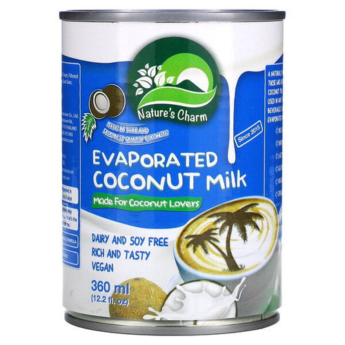 Nature's Charm, Evaporated Coconut Milk, 12.2 Fl Oz