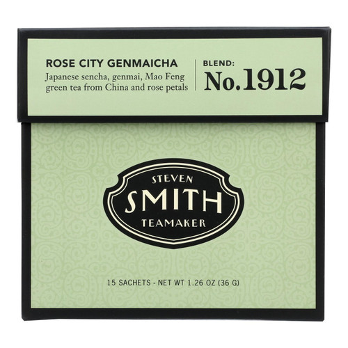 Smith Teamaker - Tea Green Rose City - Case Of 6 - 15 Bag
