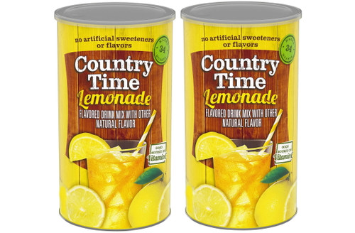 2 Pack| | Country Time Drink Mix, Lemonade, 82.5 Oz