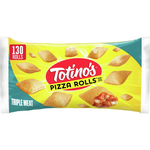 Totino's Pizza Rolls, Triple Meat, Frozen Snacks, 63.5 Oz, 130 Ct
