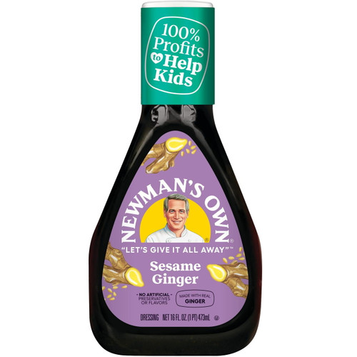 Newmanâ€™s Ownâ&nbsp;sesame Ginger Dressing, 16oz Bottle
