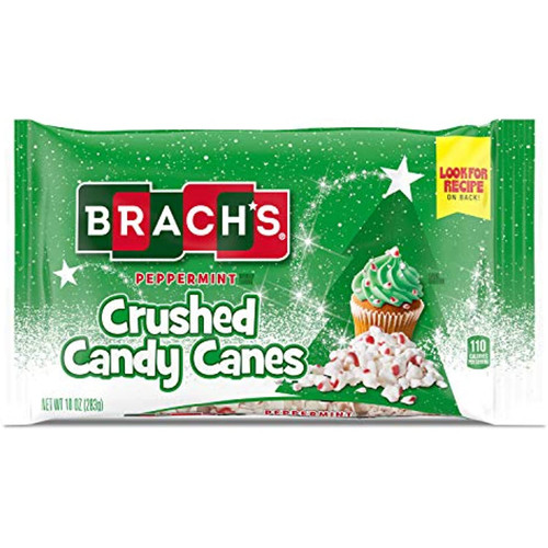 Brachs Peppermint Crushed Candy Canes, 10 Ounce Bag