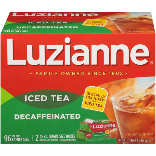 Product Of Luzianne Decaffeinated, Iced Tea 96 Ct 5 Oz.