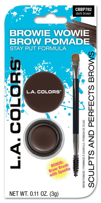 L.a. Colors Brow Pomade, Dark Brown, 0.11 Fl Oz