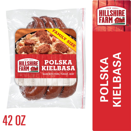 Hillshire Farm Polska Kielbasa Smoked Sausage, 2.62 Lb Family Size