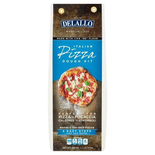Delallo Pizza Dough Kit, 17.6 Oz