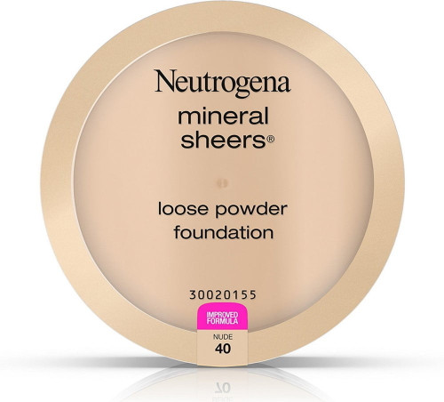 Neutrogena Mineral Sheers Loose Powder Foundation, Nude [40] (pack Of 2)