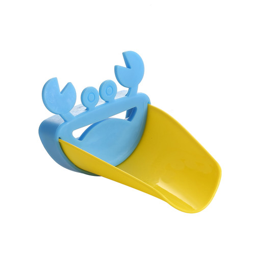 Faucet Extender Crab Shape Baby Guide Sink Children Hand Wash Tap Plastic Faucet Extension Spout Lengthened Nozzle For Kids Hand Washing