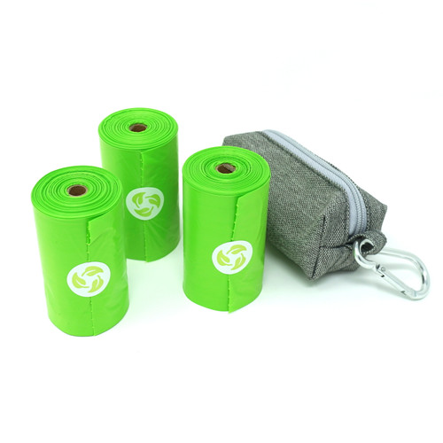 Earth Friendly Diaper Baggy Dispenser With 80 Oxo-degradable Bags With Cardboard Recyclable Core (grey)