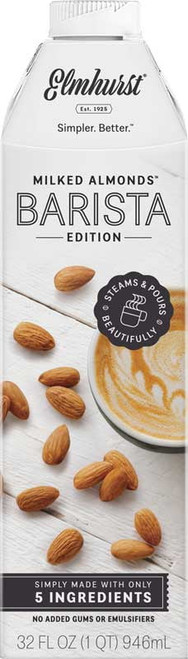 Elmhurst Milked Almond Barista, 32 Fluid Ounce -- 6 Per Case