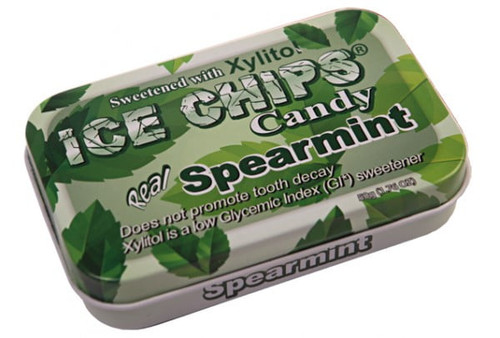 Ice Chips Hard Candy, Spearmint Flavor