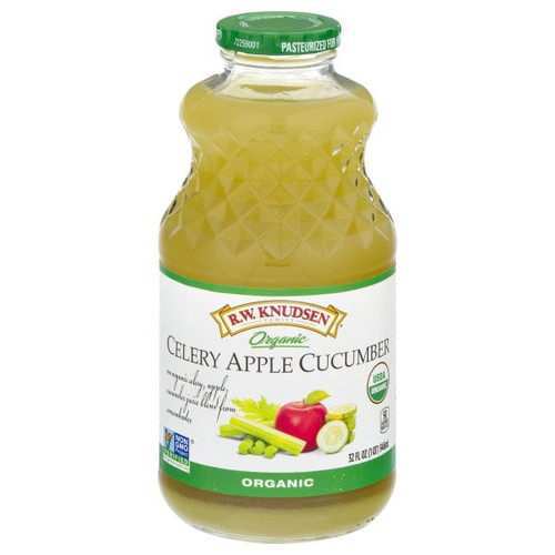 R.w. Knudsen Family Organic Celery Apple Cucumber Juice Blend, 32 Fluid Ounce -- 6 Per Case.
