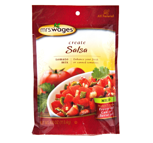 Mrs. Wages Mild Salsa Mix  4 Oz. (6 Packets)
