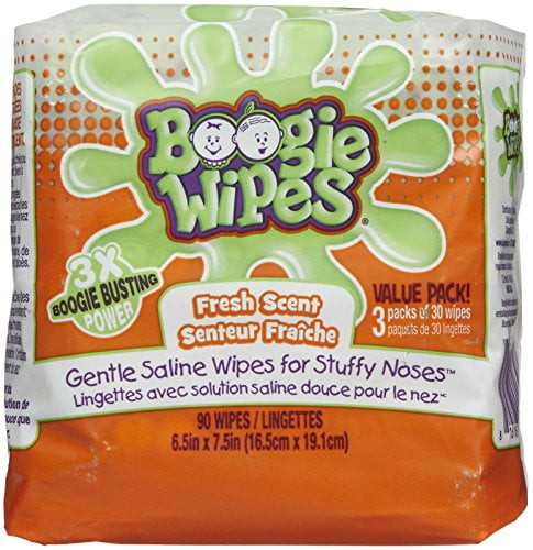Boogie Wipes, Wet Wipes For Baby And Kids, Nose, Face, Hand And Body, Soft And Sensitive Tissue Made With Natural Saline, Aloe, Chamomile And Vitamin E, Fresh Scent, 45 Count (pack Of 2)