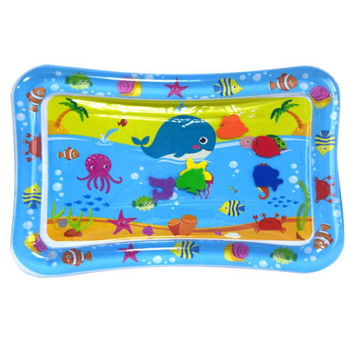 Willstar Inflatable Water Play Mat Infants Toddlers Early Development Tummy Time Pad Baby Sensory Toys
