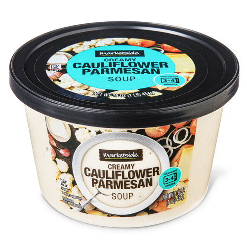 Marketside Creamy Cauliflower Parmesan Soup - Fresh Deli Soup, 16 Oz Cup