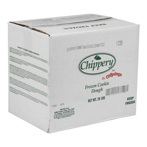 Otis Spunkmeyer Gourmet Chocolate Chunk Cookie Dough, 5 Pound Bag - 4 Per Case.