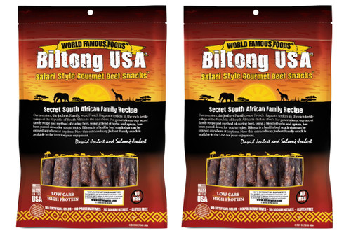 Biltong Usa Droewors Beef Sticks, Spicy Medium Flavor, 16oz Bag