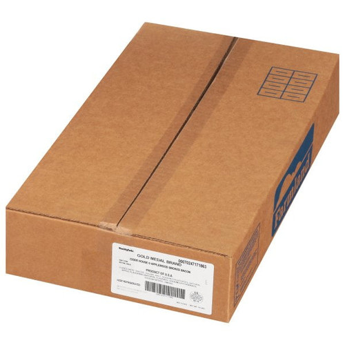 Apple Cider House Gold Medal Single Sliced Bacon - Gas Flushed, 14/18 Slice - 1 Each.