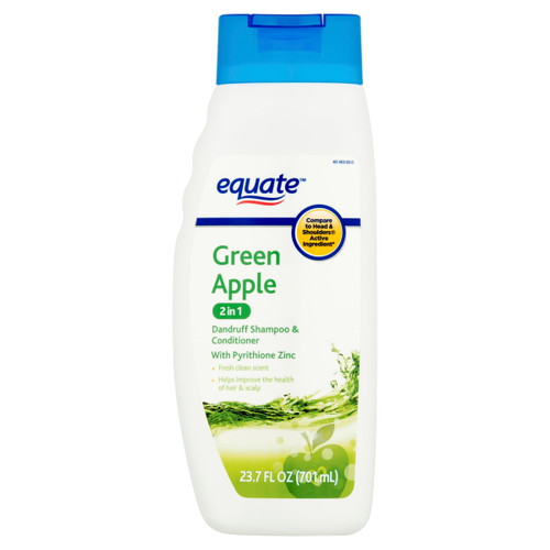 Equate Green Apple 2 In 1 Dandruff Relief Shampoo Plus Conditioner, 23.7 Fl Oz