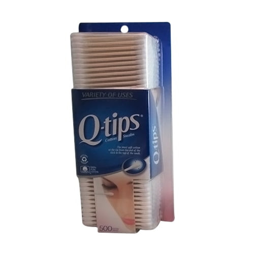 Q-tips Cotton Swabs For Clean Ears - 500 Ea