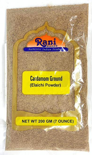 Rani Cardamom (elachi) Ground, Powder Indian Spice 7oz (200g) ~ All Natural, No Color Added, Gluten Friendly | Vegan | Non-gmo | No Salt Or Fillers