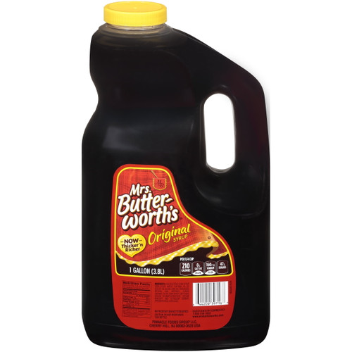 Mrs. Butterworth's Original Thick And Rich Pancake Syrup, 128 Oz.