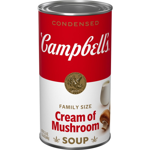 Campbell's Condensed Family Size Cream Of Mushroom Soup, 22.6 Oz.