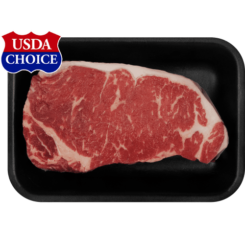 Beef Choice Angus New York Strip Steak Thick, 0.5 - 1.38 Lb