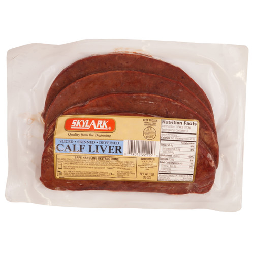 Skylark Calf Liver Sliced, 16 Oz