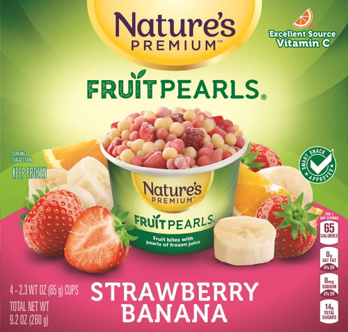 Nature's Premium Fruit Pearls Strawberry Banana