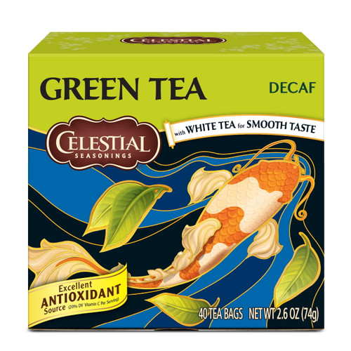 Celestial Seasonings 208780 Decaffeinated Authentic Green Tea 40 Tea Bags