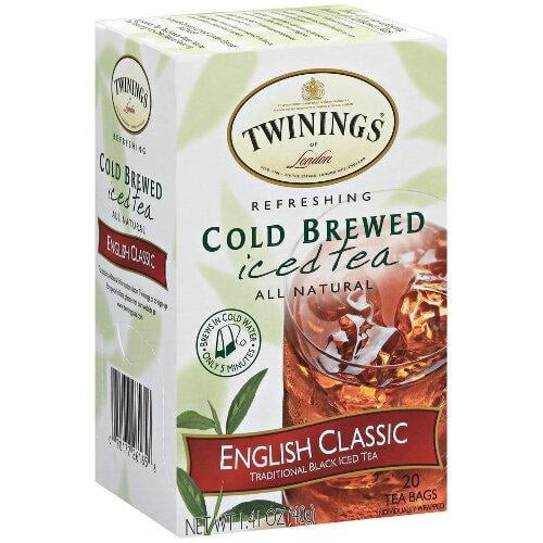 Twinings English Classic Cold Brew Iced Tea, 40 Count
